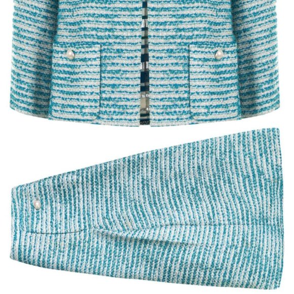SOLD SOLD SOLD 3 PC Set Chanel Tweed Wool Skirt Suit B1786 EU 36 SOLD - Picture 2 of 4